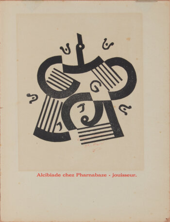Jean-Jacques Gailliard Alcibiade chez Pharnabaze - Jouisseur  print 1926