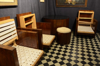 Jules Boulez an important modernist furniture ensemble 1930's