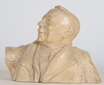 Jozef Cantré small bust of Edward Anseele, 1938