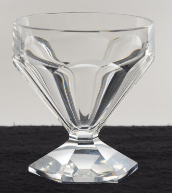 Val St-Lambert Nungesser (sans jambe) cut crystal wine glass