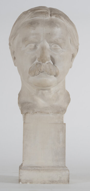 Jules Lagae a male portrait, signed and dated 1908