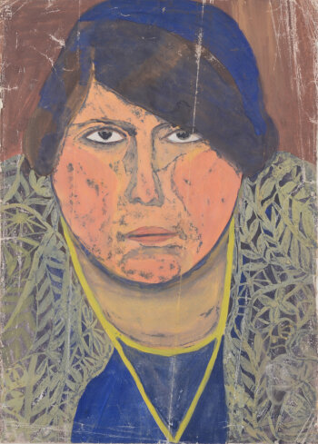 Jean-Marie Dutry (attr.), portrait of a lady, 1918