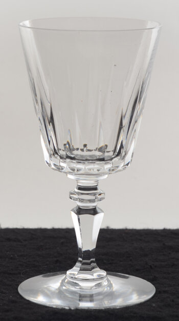 Val St-Lambert, model Faraday taille Balmoral, cut crystal wine glass