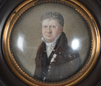 A. Bogaert miniature portrait of Mr. Danckengny
