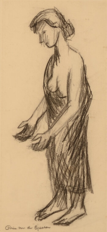 Arie Van de Giessen study of a standing woman
