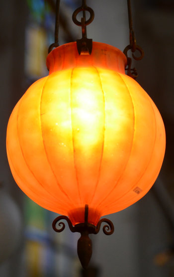 Art Nouveau hall lamp
