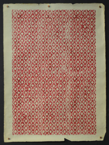 End paper block printed ca. 1900