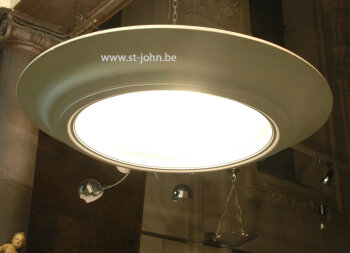 Jules Boulez unique modernist ceiling lamp