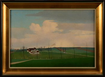 ​Frans Coppens Flemish landscape 1923