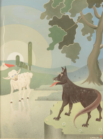 Emiel Octaaf Crispijn Sheep and Wolf 1942