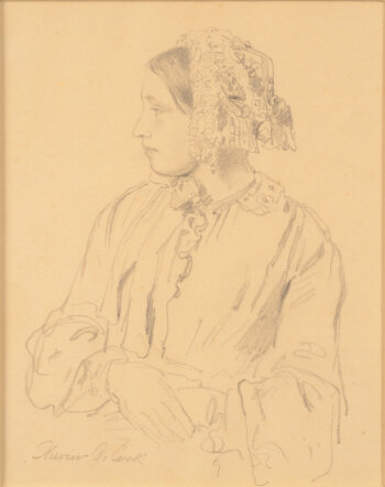 Xavier De Cock portrait of a young woman