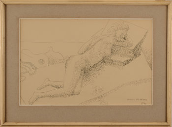 Herman Lucien de Cunsel reclining nude