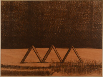 Yves De Smet Tekening naar Bandoneon 1986
