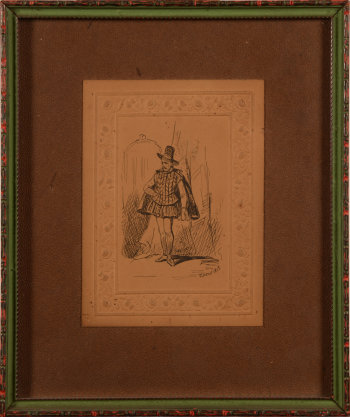 Jean Louis De Taeye portrait of a man in 17th centuy dress