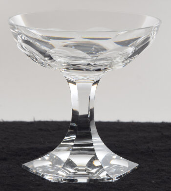 Val St-Lambert Poniatofsky, champagne glass in cut crystal