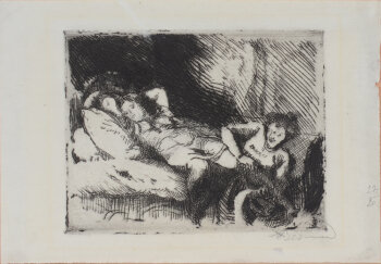 Paul-Albert Besnard Le coucher (going to bed) 1913