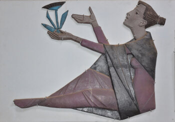 Joost Maréchal, Beatrijs, a unique ceramic relief