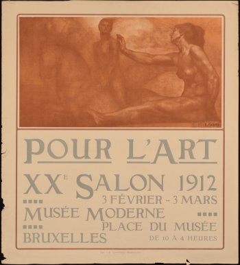 Emile Fabry Pour l'Art lithographic poster