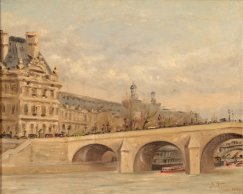 Jules Gondry view of Paris in 1887