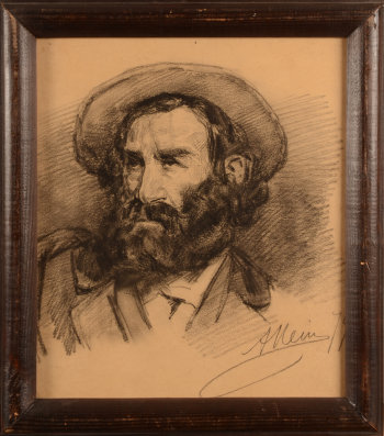 Armand Heins portrait of a man 1879