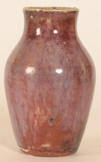 Emile Müller gres flambé glazed vase