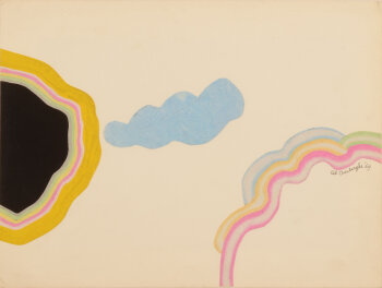 Cel Overberghe psychedelic sky 1969