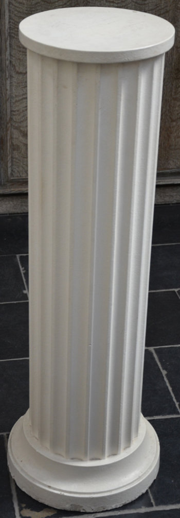 Pedestal plaster classical style