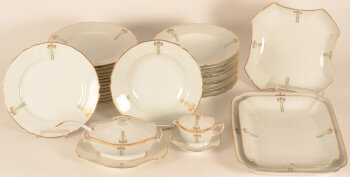 Haas and Czjzek a secessionist porcelain dinner service