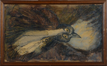 Frits Vertongen This is a peace owl, 1982