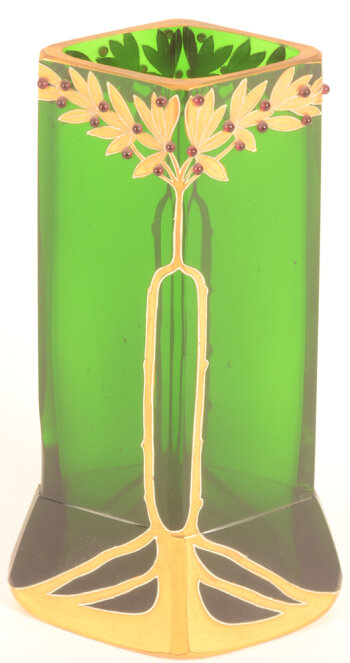Josef Riedel secessionist glass vase