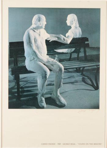 George Segal signed Knokke poster 1989