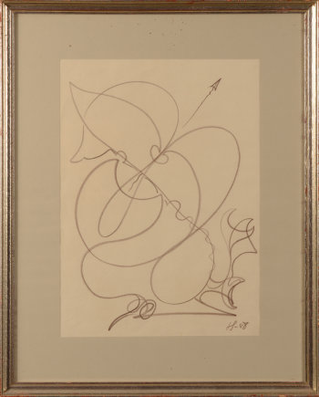 Victor Servranckx drawing Cupid