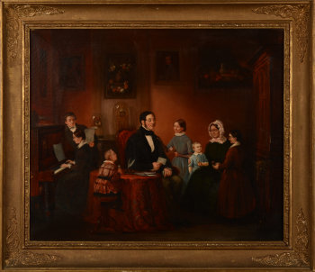 Jean Baptiste Tetar Van Elven Family portrait 1851