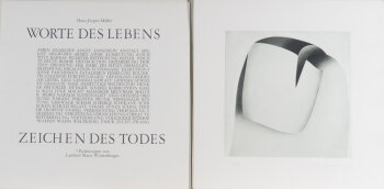 Lambert Maria Wintersberger 9 etchings and 4 original works for Worte des Lebens, Zeichen des Todes 1970