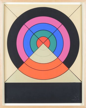 Edival Ramosa Target original collage 1970