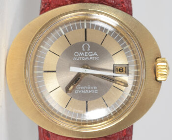 Omega Genève Dynamic gold plated ladies watch