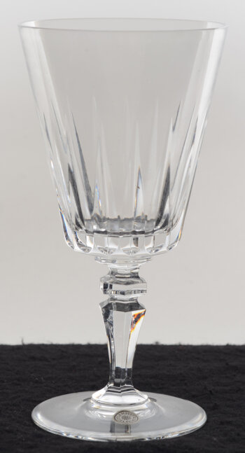 Val St-Lambert, model Faraday taille Balmoral, cut crystal wine glass