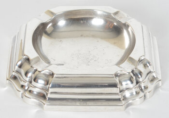 Jakob Grimminger a German silver art deco cigar ashtray