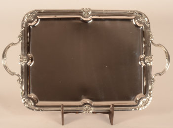 Wolfers Frères silver L XIV tray